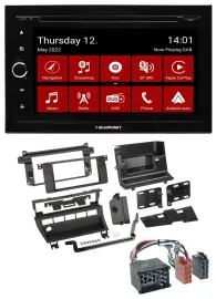 Blaupunkt MP3 DVD Bluetooth DAB 2DIN USB Autoradio für BMW 3er 1999-2001 5 Schal