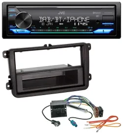 Автомагнитола для Seat Alhambra (с 2010), Leon (2009–2012), Toledo JVC Bluetooth, DAB, USB, MP3