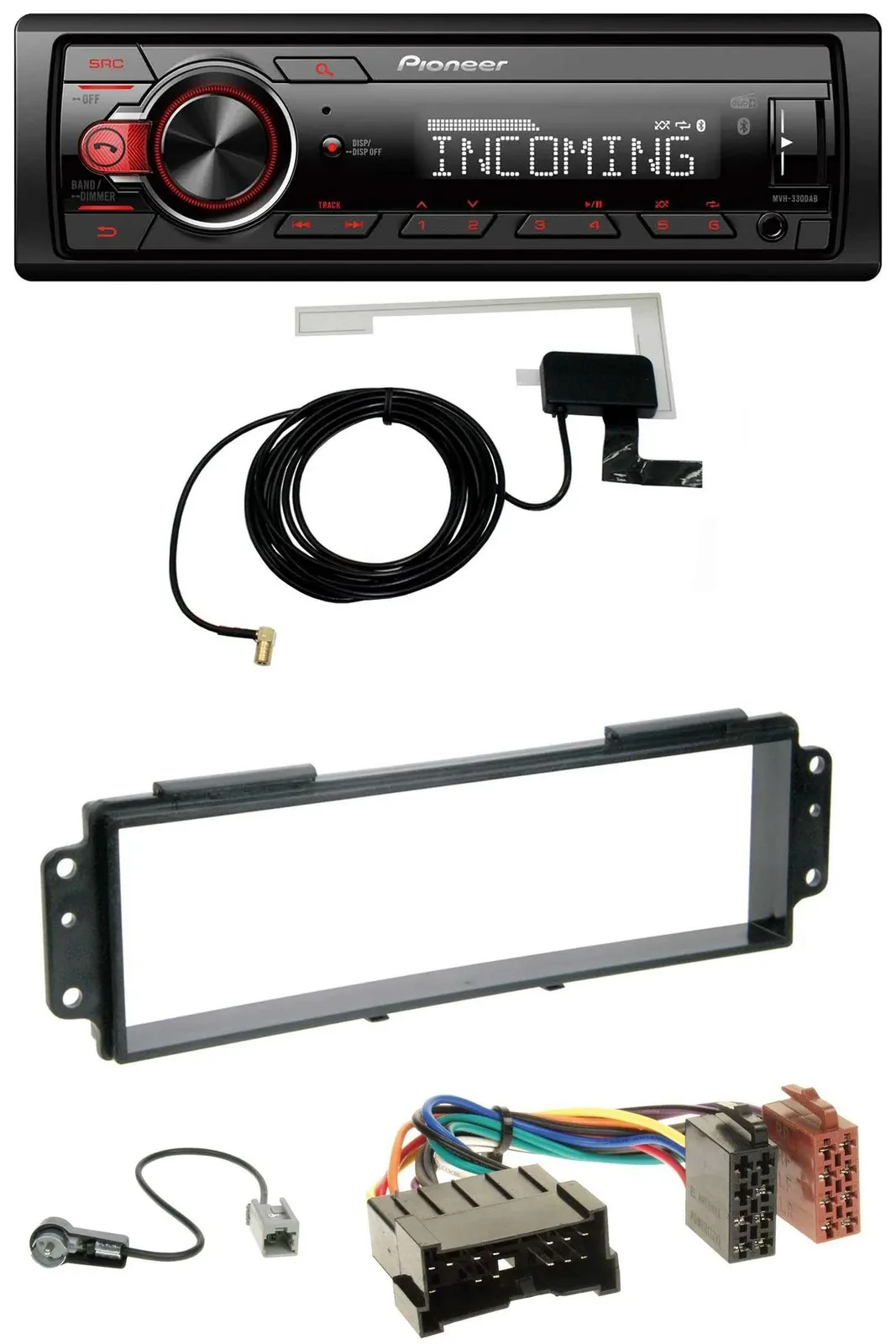 Pioneer MP3 AUX CD DAB USB Autoradio für Kia Picanto (2008-2011)