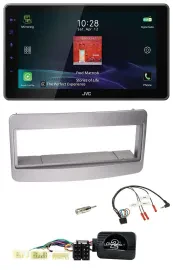 Автомагнитола JVC DAB, Bluetooth, USB для Toyota RAV4 (2001–2006), темно-серебристая