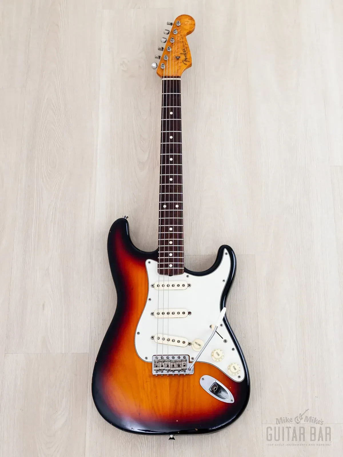 Электрогитара Fender Custom Shop 1962 Stratocaster Yamano Special SSS Sunburst w/case USA 1995