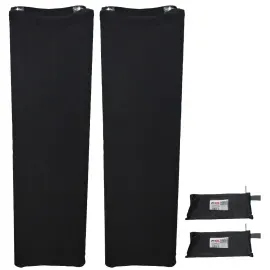 ProX XTC-SQ328TS-B 3.28FT Black Lycra Sleeve for Quad Truss 2-Pack