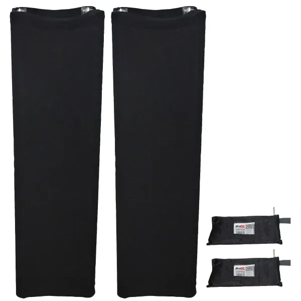 ProX XTC-SQ328TS-B 3.28FT Black Lycra Sleeve for Quad Truss 2-Pack