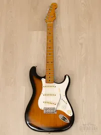 Электрогитара Fender Custom Edition 1954 Stratocaster ST54-75RV SSS Sunburst w/gigbag Japan 1993
