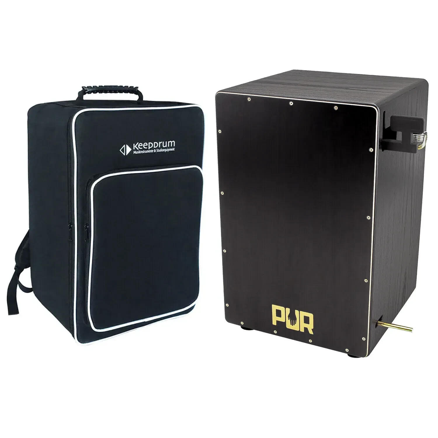 Кахон PUR CAJON PC4499L Vision Pro Black Gold с чехлом