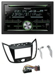 Pioneer Bluetooth MP3 DAB 2DIN USB CD Autoradio für Ford Kuga (DM2, ab 2013)