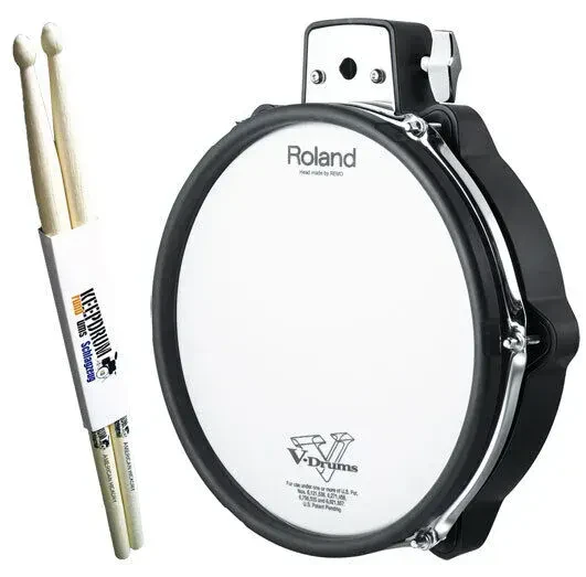 Пэд тренировочный Roland PDX-100 V-Drum Pad 10 с палочками