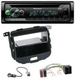 Pioneer USB MP3 DAB AUX CD Autoradio für Hyundai i10 2008-2013 Rubber Touch