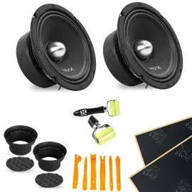 NVX 6.5" V-Series Coaxial Speakers with Installation Kit