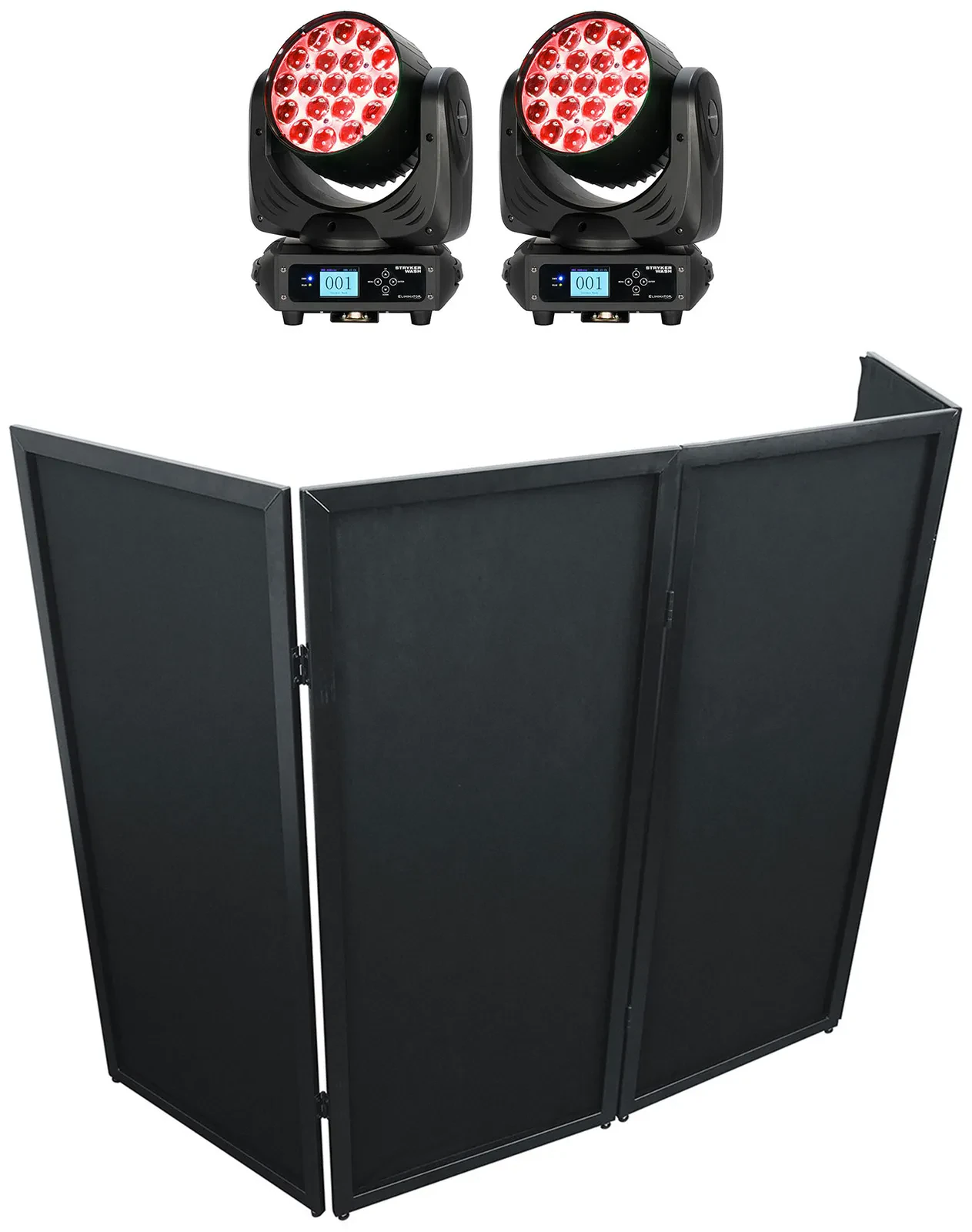 Прибор с полным движением American DJ Stryker Wash с фасадом (пара)