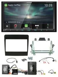 Kenwood Bluetooth USB 2DIN Lenkrad TMC DAB Navigation für Porsche 911 11-17 Soun
