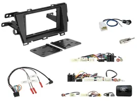 Einbauset Lenkradadapter Doppel DIN Autoradio für Toyota Prius 09-16 Display Rüc