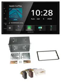 Kenwood Bluetooth MP3 DAB USB 2DIN Autoradio für Kia Optima Magentis 05-10