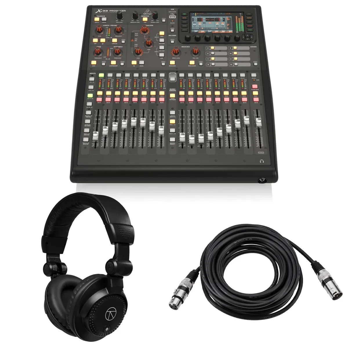 Цифровой микшерный пульт Behringer X32 Producer, 40 входов, 25 шин, рэковый