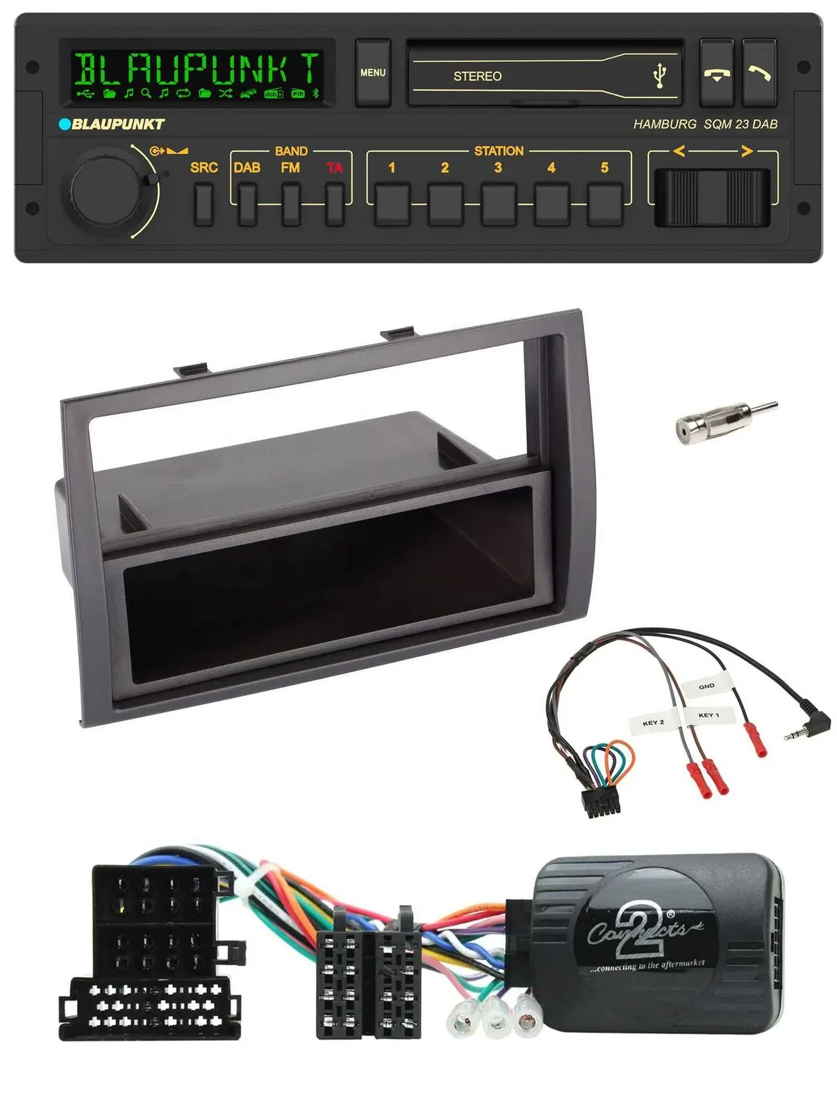 Blaupunkt USB DAB Bluetooth Lenkrad Autoradio für Citroen Jumper 2008-2011
