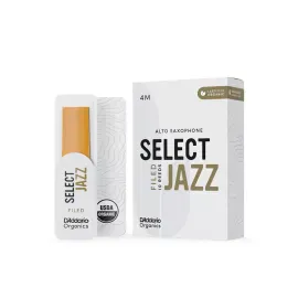 Трости для альт-саксофона D'Addario Organic Select Jazz Filed размер 4M, 10 шт