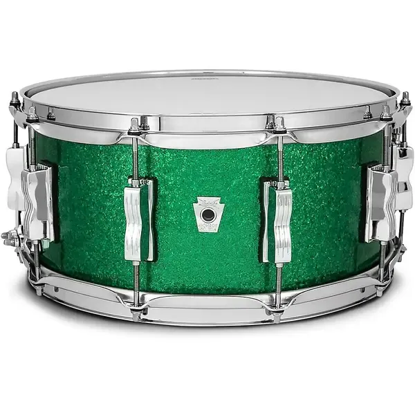 Малый барабан Ludwig Classic Oak 14x6.5 Green Sparkle