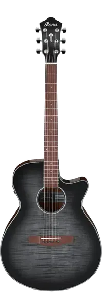 Электроакустическая гитара Ibanez AEG70 Transparent Charcoal Burst High Gloss