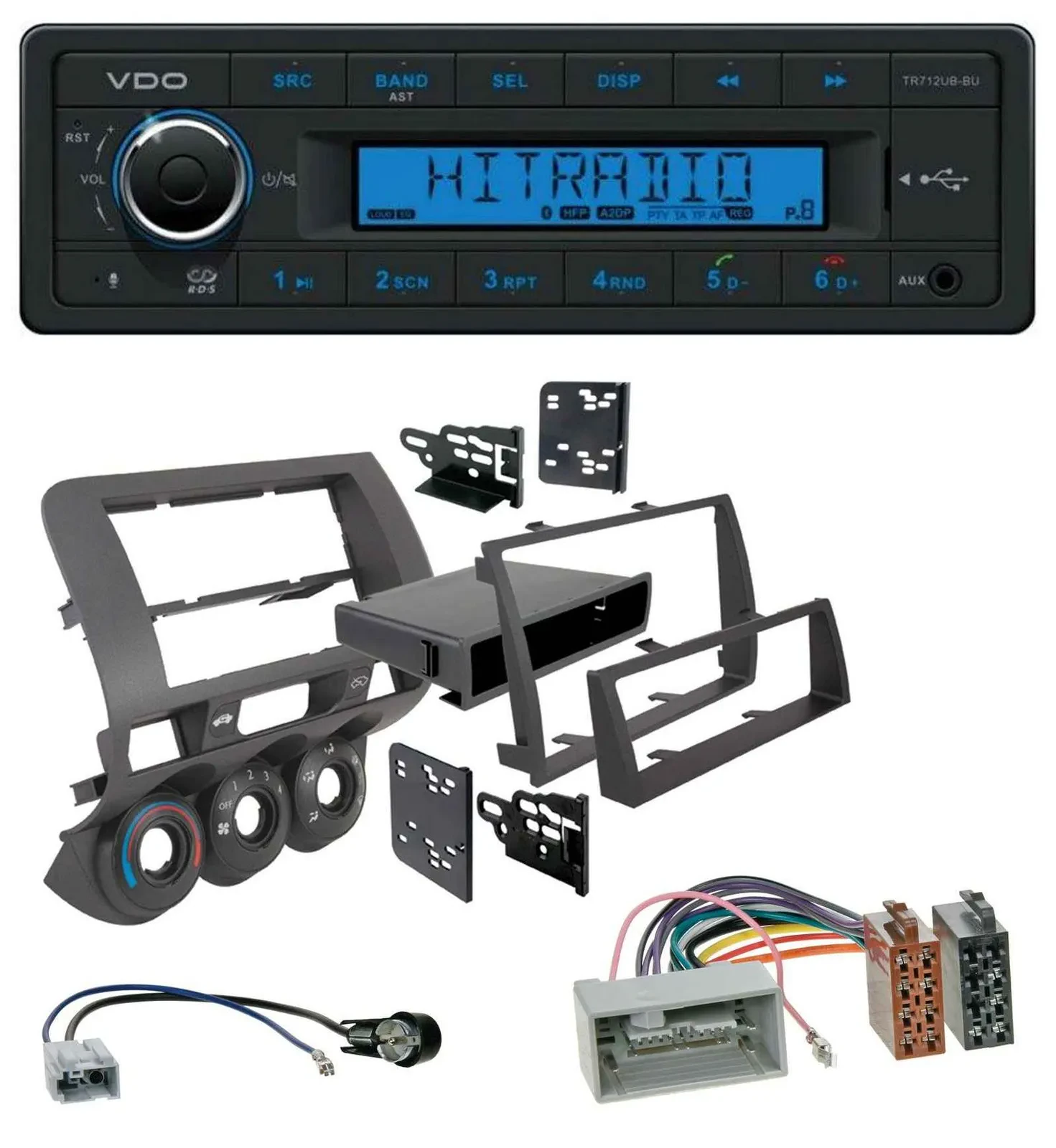 VDO Bluetooth AUX USB MP3 Autoradio für Honda Fit 06-07 nur US-Importe