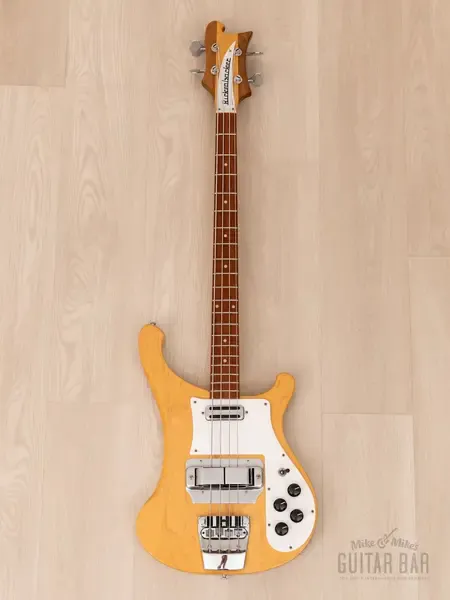 Бас-гитара Rickenbacker 4001V63 Mapleglo w/ Flame Figuring, Near-Mint w/ Case, Tags 1992