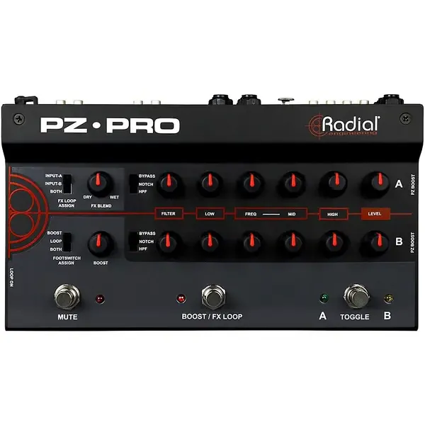 Напольный предусилитель для акустической гитары Radial Engineering PZ-Pro Preamp