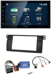 Kenwood 2DIN Bluetooth Lenkrad USB DAB Autoradio für BMW 3er E46 00-06 Profi