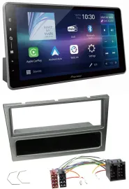 Автомагнитола для Opel Corsa C (2000–2004) Pioneer Bluetooth DAB USB MP3, алюминий