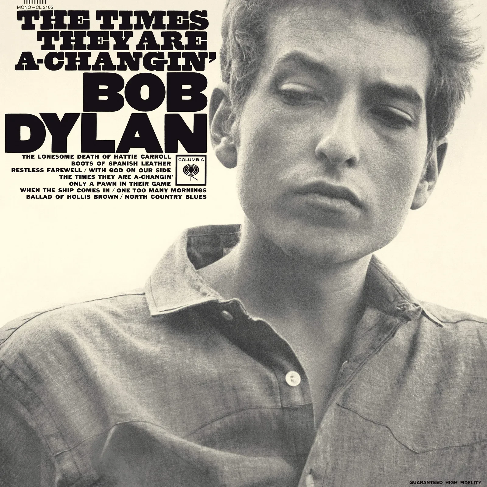 Виниловая пластинка Bob Dylan – The Times They Are A-Changin (Релиз 1964)
