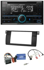 Kenwood CD 2DIN DAB USB Lenkrad Bluetooth Autoradio für BMW 3er E46 00-06 Profi