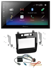Pioneer USB Bluetooth DAB 2DIN MP3 Autoradio für VW Touareg (2010-2014)