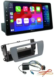 Pioneer Bluetooth DAB MP3 USB Autoradio für Seat Ibiza (ab 08) conemaragrau
