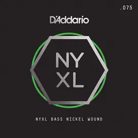 Струна одиночная D'Addario NYXLB075 NYXL Nickel Wound Bass Single 75