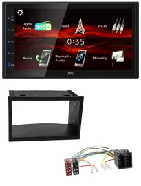 Автомагнитола для VW JVC 2-DIN USB, Bluetooth, MP3, DAB (ISO)