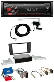 Pioneer 1DIN USB DAB MP3 AUX Autoradio für Audi A4 B5 99-01 Symphony Aktivsystem