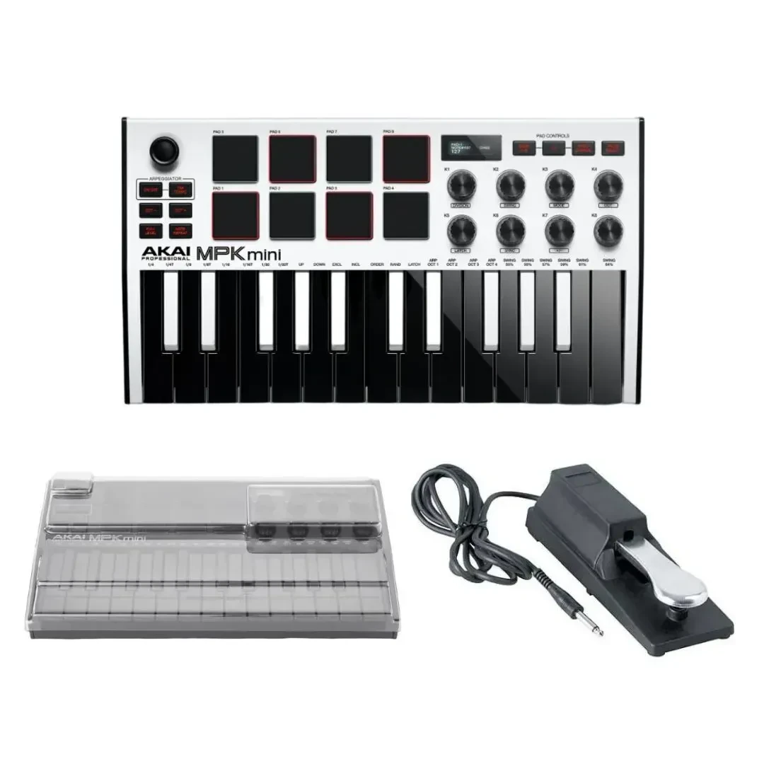MIDI-клавиатура Akai Professional MPK Mini MK III 25-Key белый