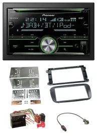 Автомагнитола для Ford C-Max/Galaxy/Focus Pioneer 2DIN Bluetooth DAB USB CD MP3