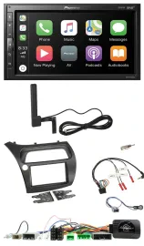 Pioneer USB 2DIN Bluetooth DAB Lenkrad Autoradio für Honda Civic 2006-2012