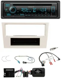 Kenwood Bluetooth DAB CD Lenkrad USB Autoradio für Opel Corsa D 2006-2008 perl-w