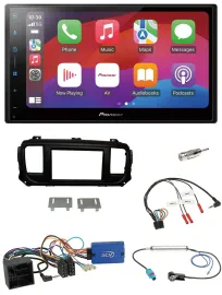 Автомагнитола Pioneer 2-DIN DAB, USB, Bluetooth для Citroen SpaceTourer/Jumpy с поддержкой управления на руле