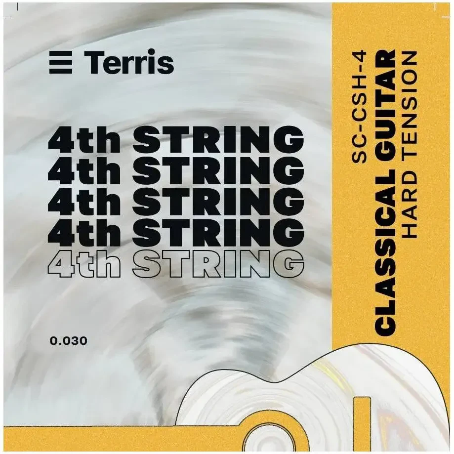 Струна одиночная Terris SС-CSH-4 Hard Tension 030