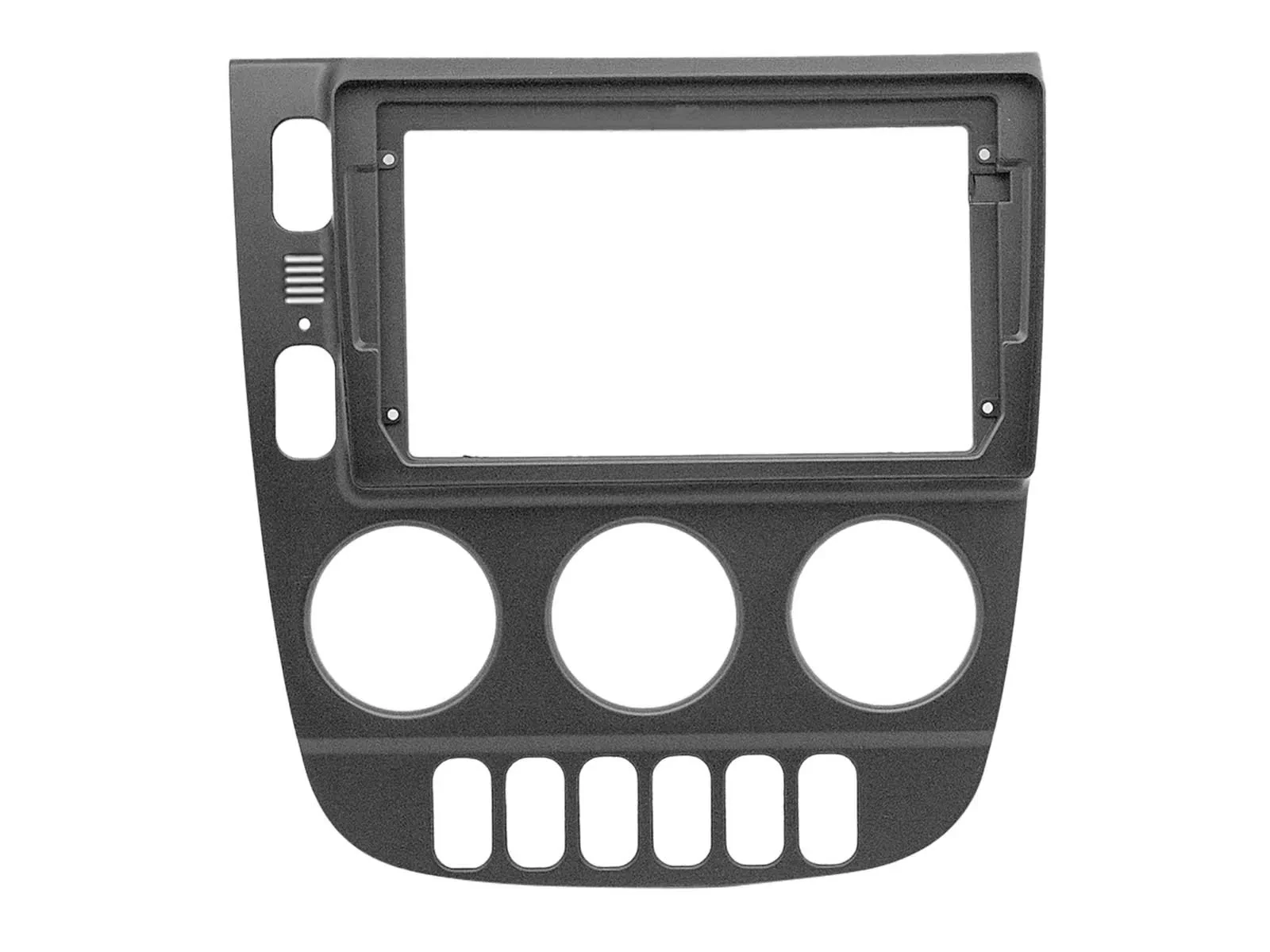 Einbaurahmen für 9 Zoll Autoradio für Mercedes ML-Klasse 1998-2005 schwarz
