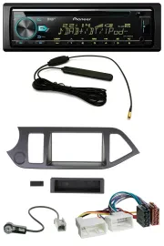 Автомагнитола Pioneer CD/MP3/AUX/DAB/USB для Kia Picanto (с 2011), без Start-Stop