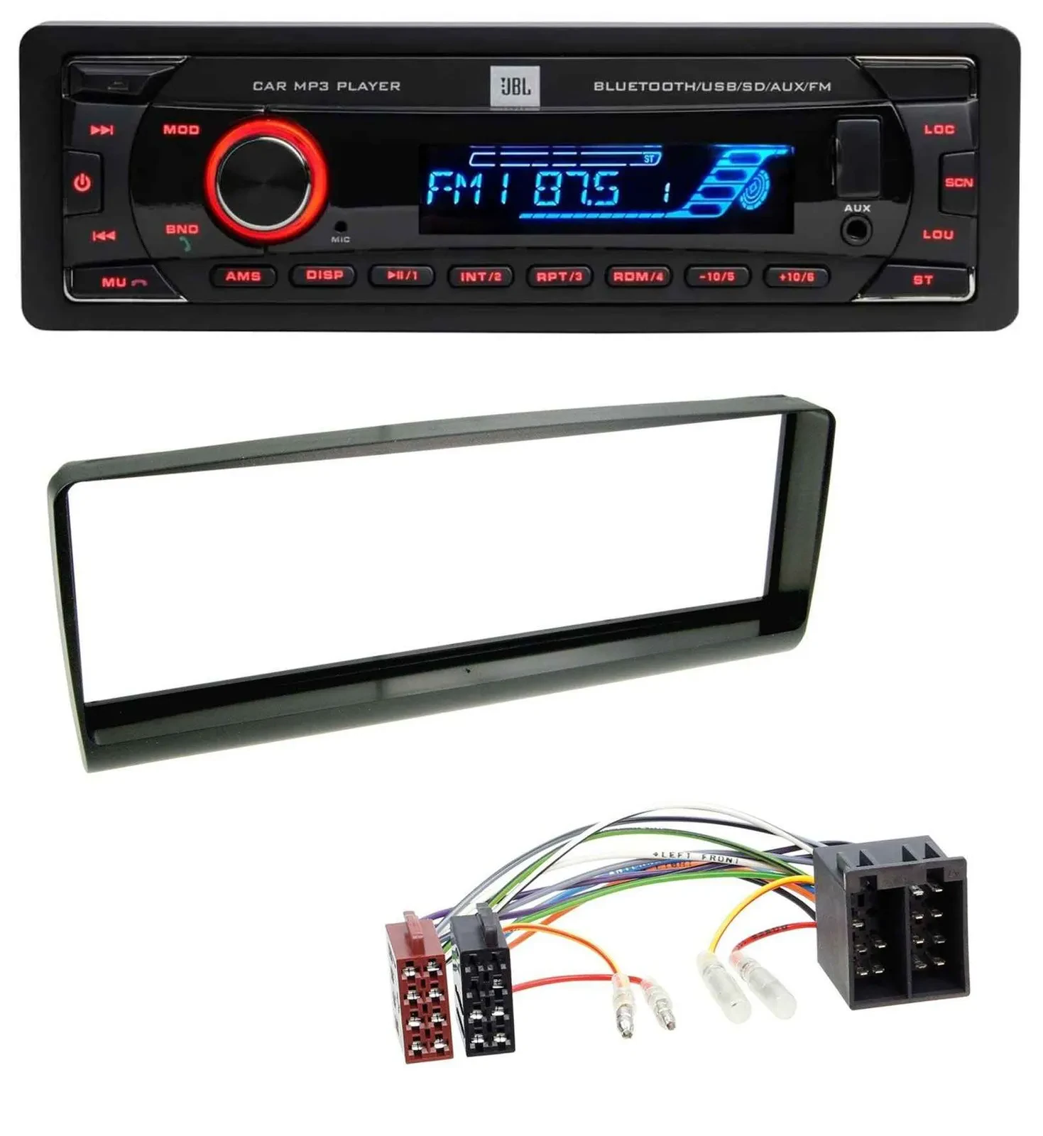 Автомагнитола для Alfa Romeo 156 (1997–2001) JBL с AUX, USB, Bluetooth, SD, MP3