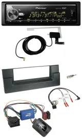 Автомагнитола Pioneer Bluetooth, DAB, USB для BMW 5 Series E39 (1996–2004), поддержка кнопок на руле
