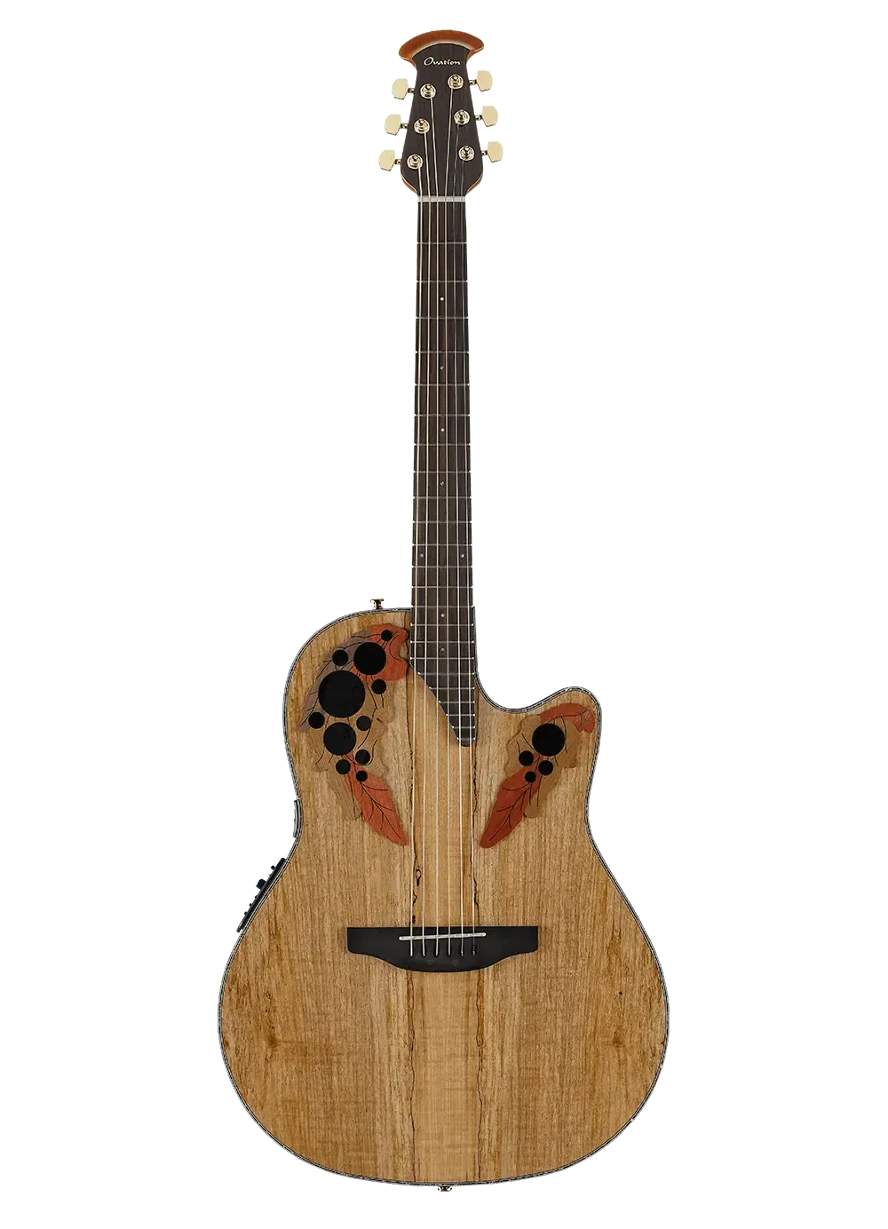 Электроакустическая гитара Ovation CE44P-SM Celebrity Elite Exotic Mid Depth Natural On Exotic Spalted Maple