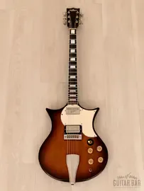 Электрогитара Greco RW-700 Ron Wood Signature 100% Original w/ Maxon U-1000 & Case 1975