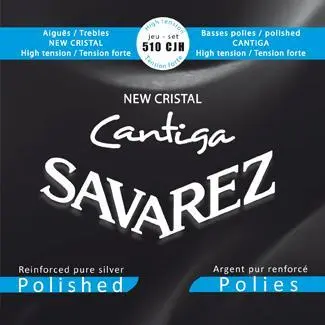 Струны для классической гитары Savarez 510CJH 30-44 New Cristal Cantiga Polished High Tension