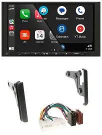 Автомагнитола JBL 2 DIN USB Bluetooth AUX для Toyota Tundra/Celica/FJ