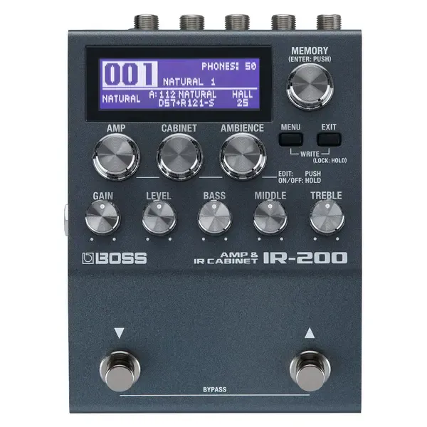 Педаль эффектов для электрогитары Boss IR-200 Amp and IR Cabinet