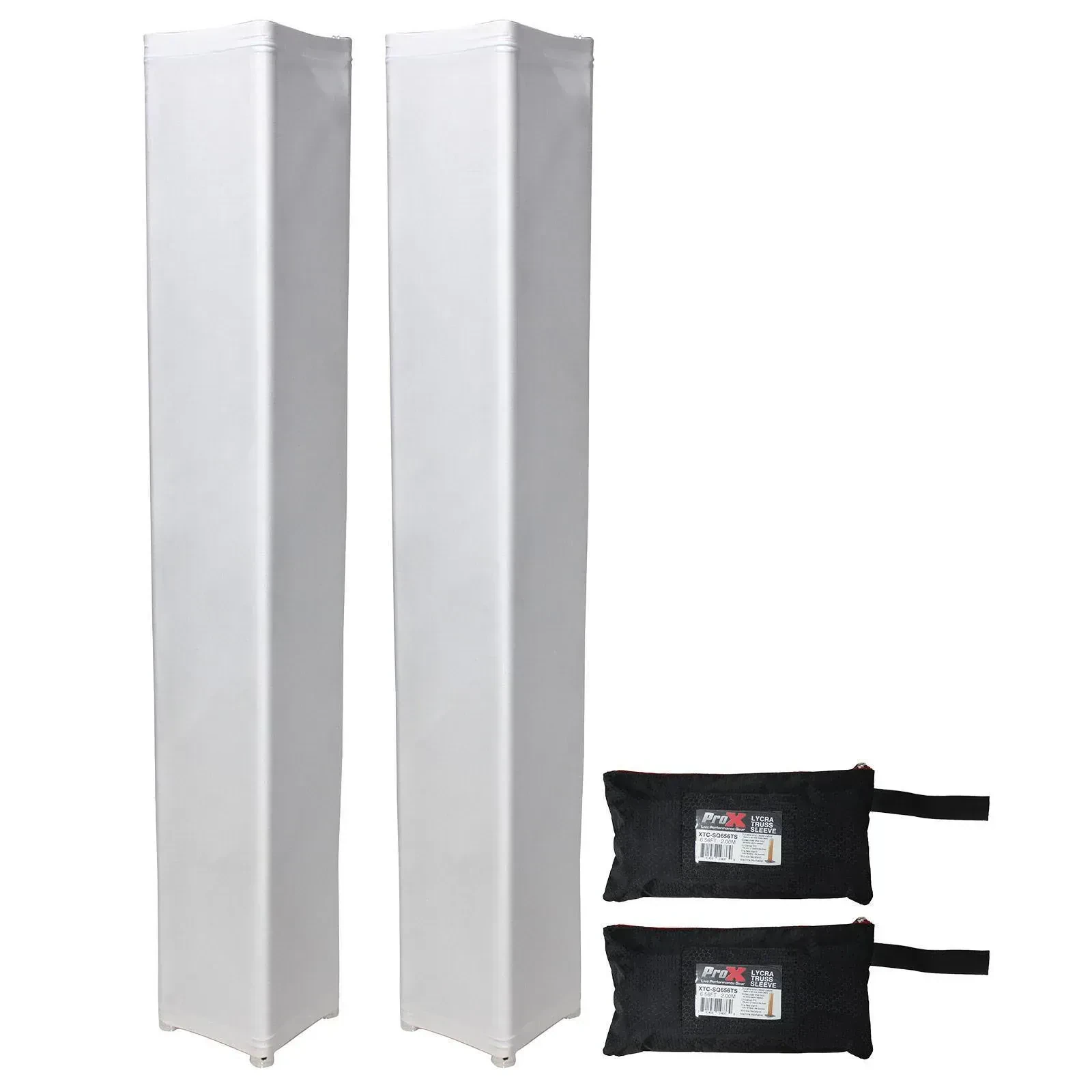 Чехол для фермы ProX XTC-SQ656TS-2PK 6.56 ft, белый, лайкра, для квадратной фермы (набор, 2 шт.)